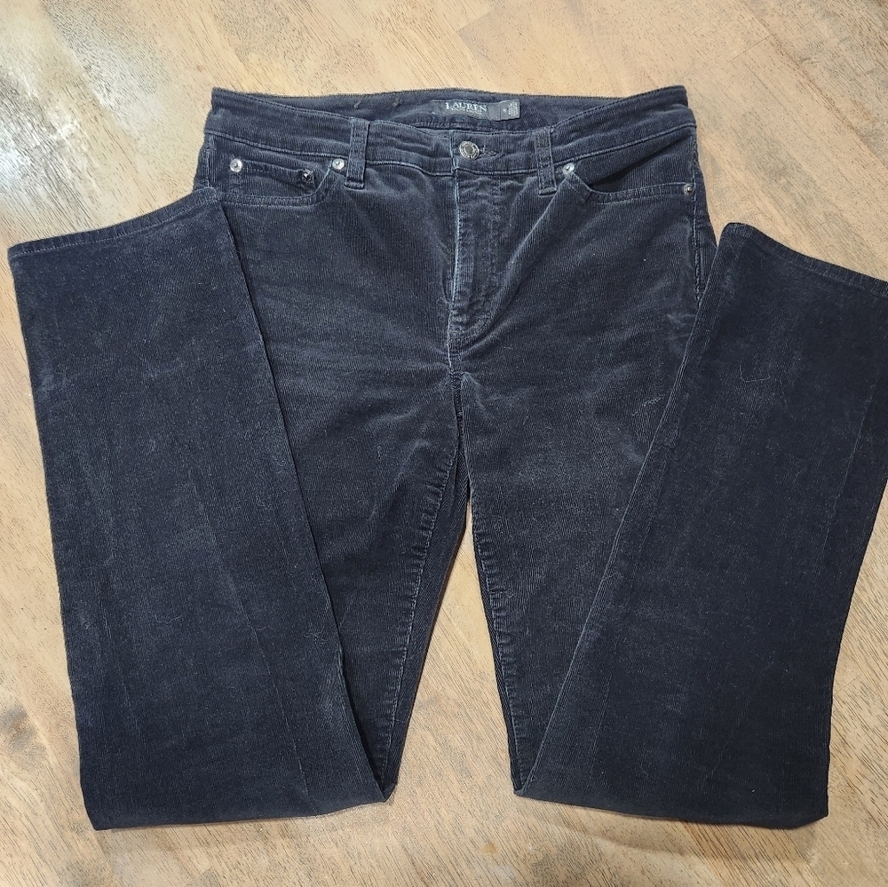 Ralph Lauren Mid-Rise straight Leg Corduroy 5 Pocket Women Pants Size 6